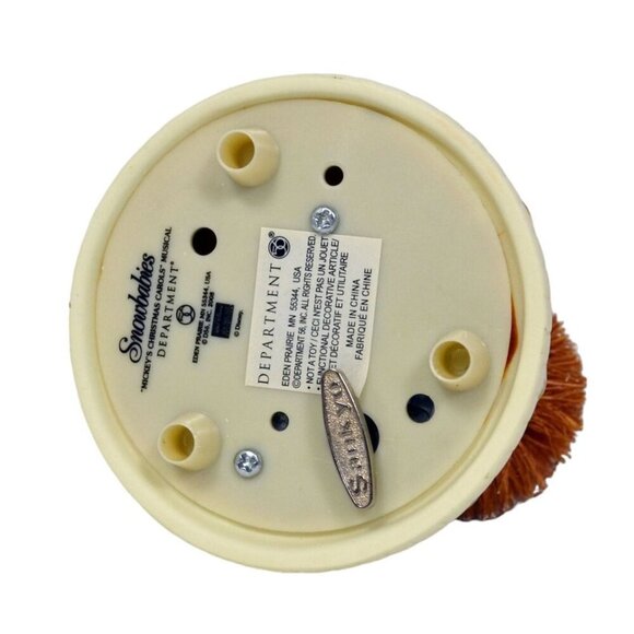 2008 Disney Snowbabies Mickey’s Christmas Carol Musical Figurine by Dept 56 - Picture 7 of 7